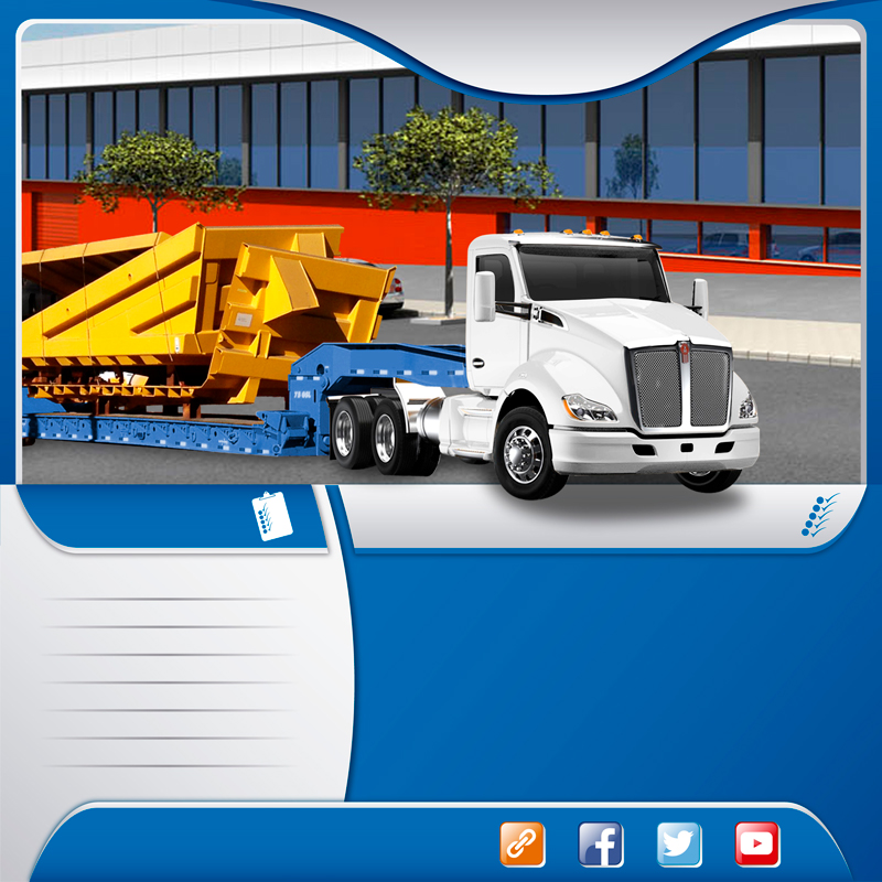  Autotransportes en camión especializado lowboy