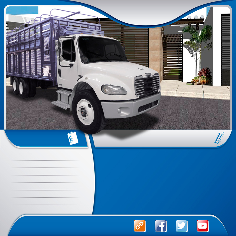  Autotransportes en camión torton redilas fijas